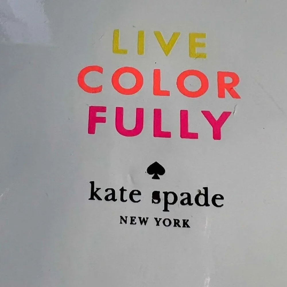 KATE SPADE ”Live Color Fully” Cosmetic Pouch